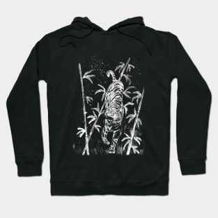 White Lines Tiger and Bamboo Hoodie